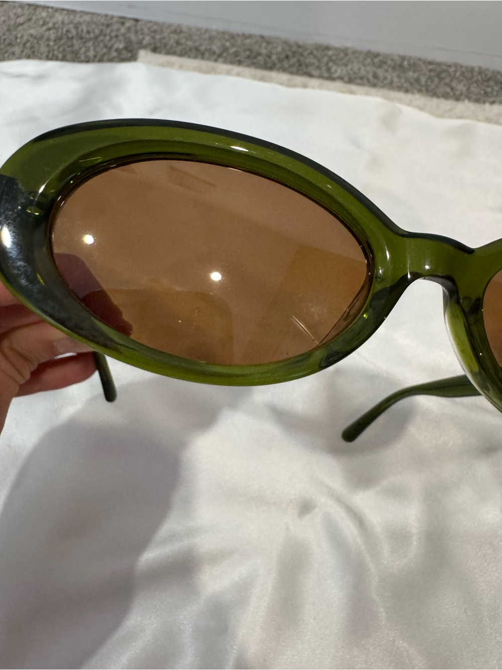 Quince Bali Polarized Acetate Sunglasses - Moss w/Brown Lens - Picture 12 of 15